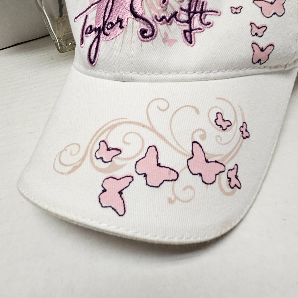 Taylor Swift RARE Adjustable Back Hat Cap Purple Pink Butterfly Love Love Love ❤ - Picture 2 of 14